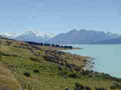 Pictures of Mt Cook, New Zealand's highest peak and Lake Tekapo